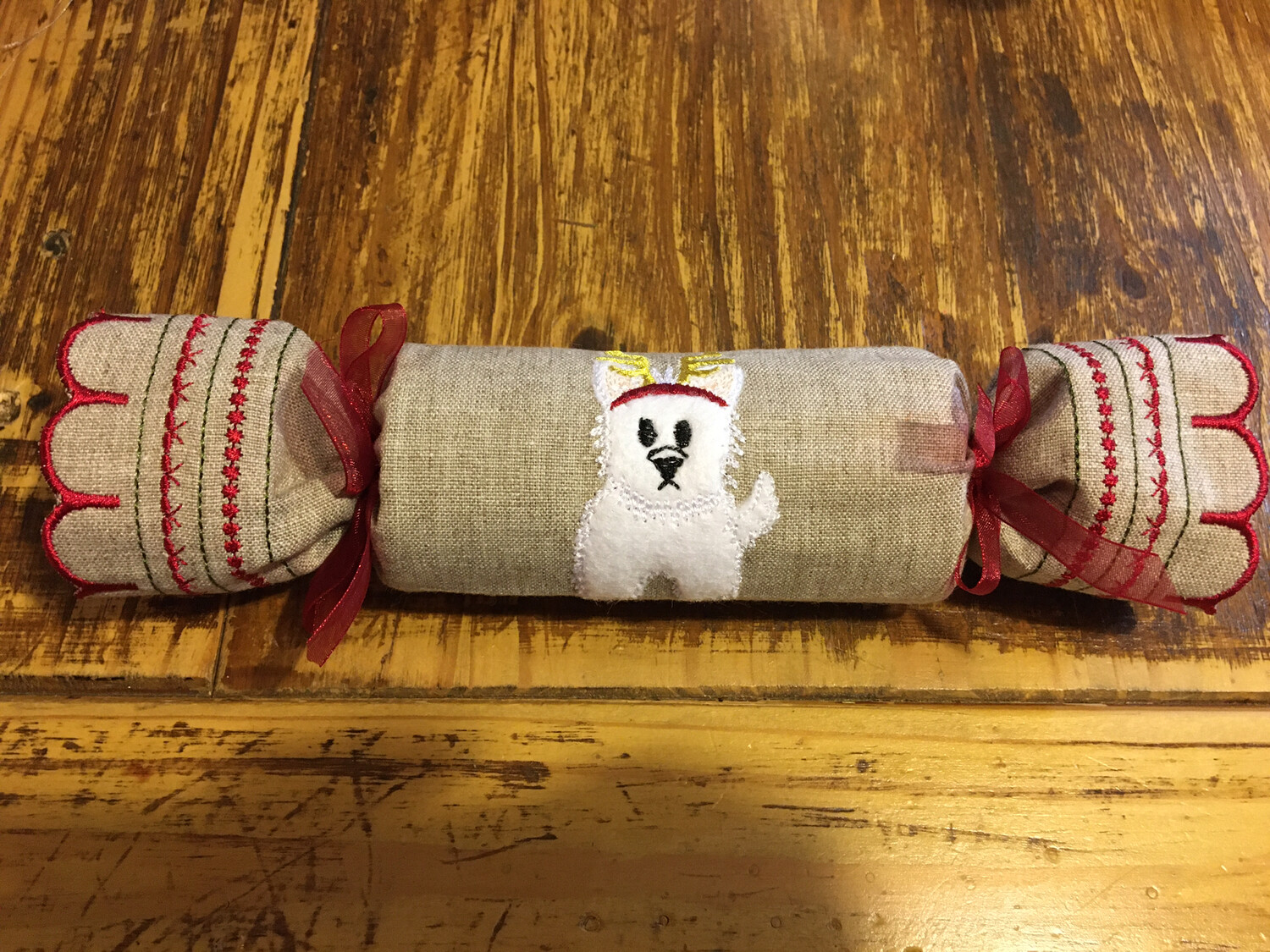 Westie Christmas Cracker