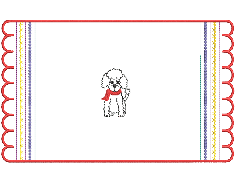 Poodle Christmas Cracker