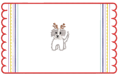 Shih Tzu Christmas Cracker