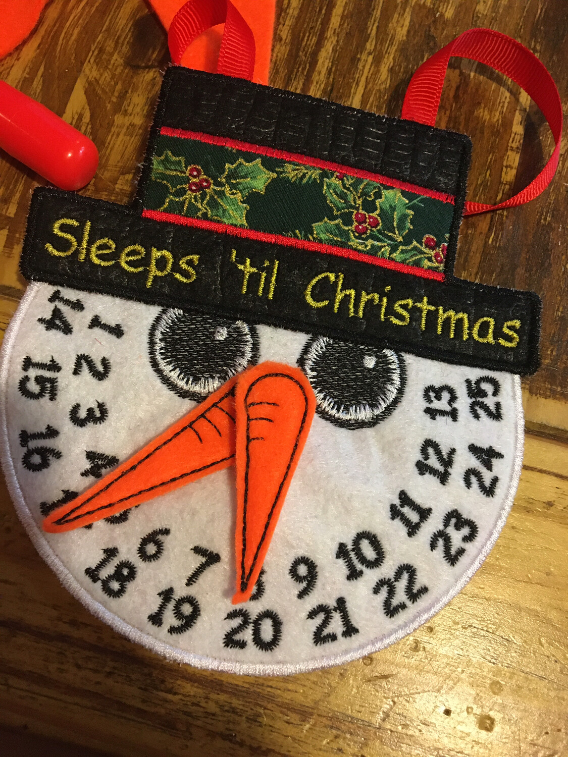 Snowman Christmas Countdown