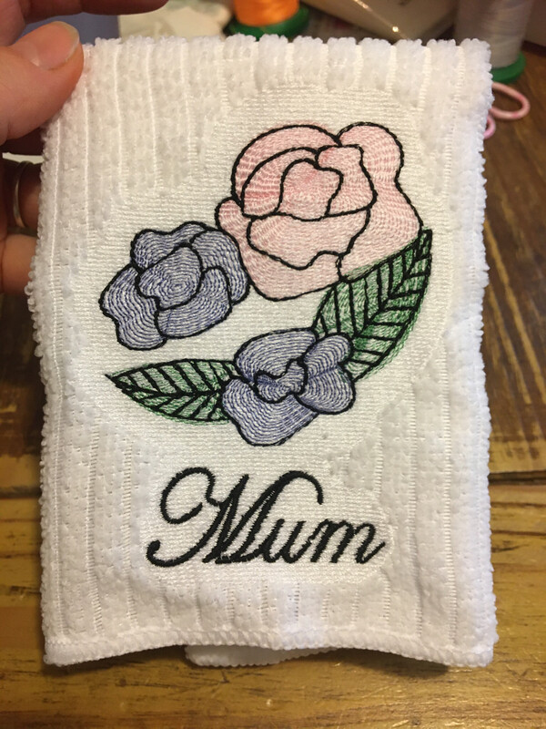 Mum flannel design