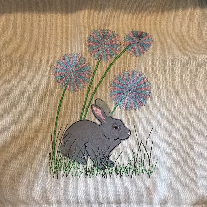 Bunny in alliums set
