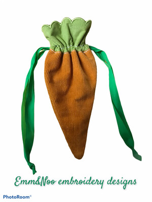 Carrot Drawstring Bag