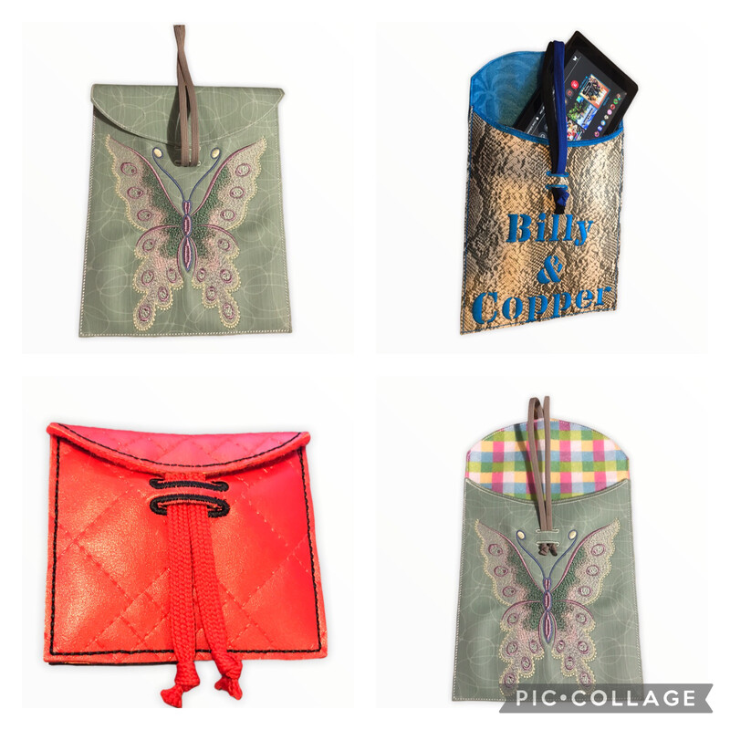 Blank ITH Pouch Set of 7