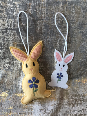 Bunny With Flower