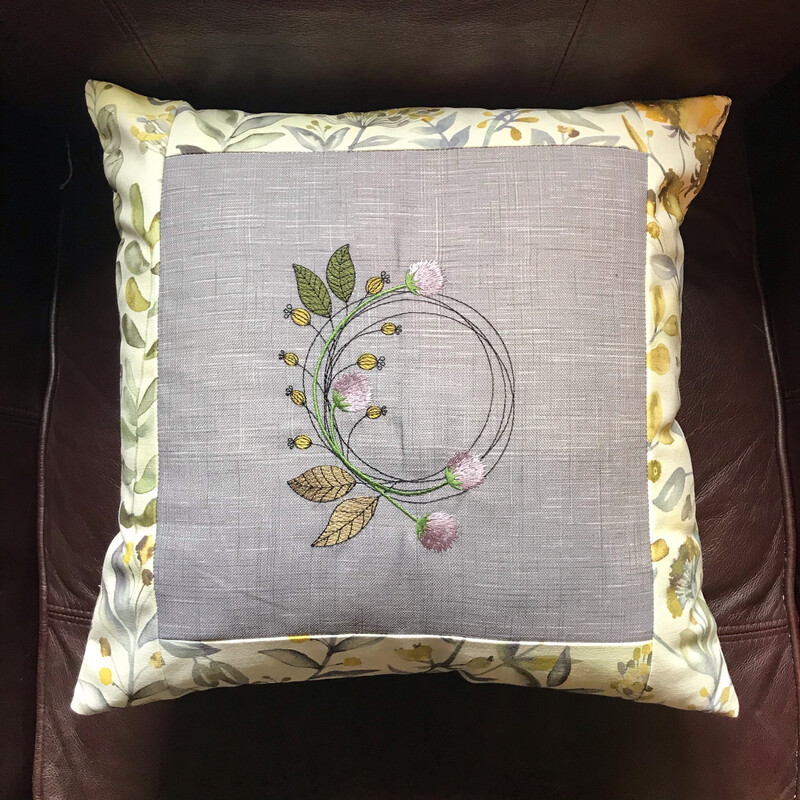 Poppy Seed And Thistle Wreath