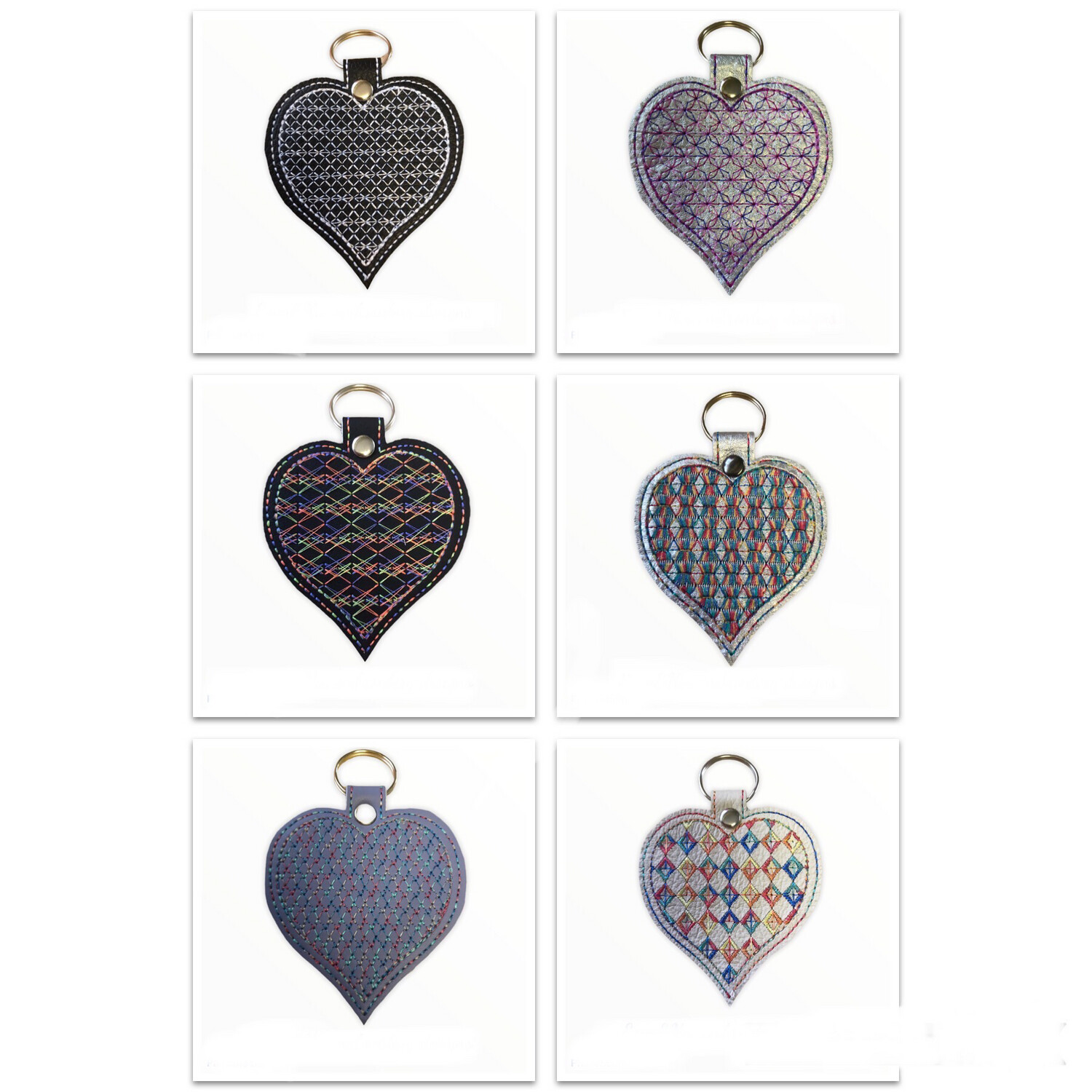 Heart Keyring (Set 2)
