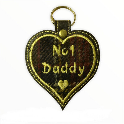 No1 Daddy Keyring