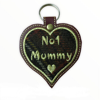 No1 Mummy Keyring