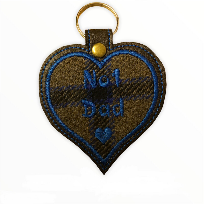 No1 Dad Keyring