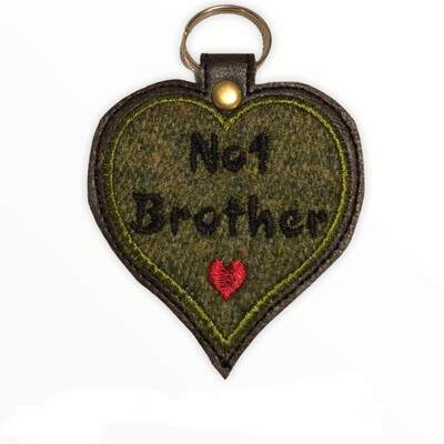 No1 Brother Keyring