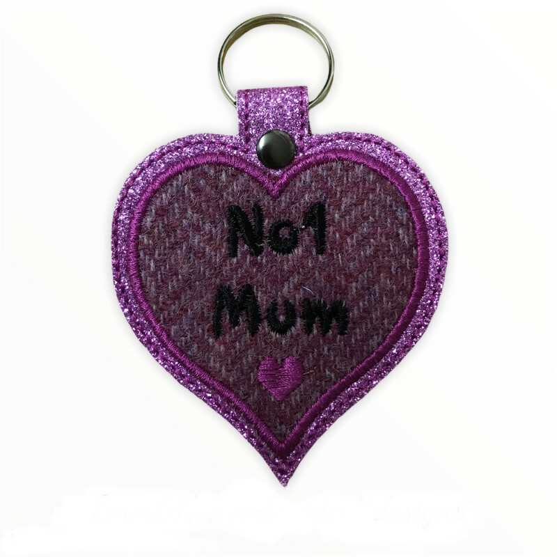 No1 Mum Keyring