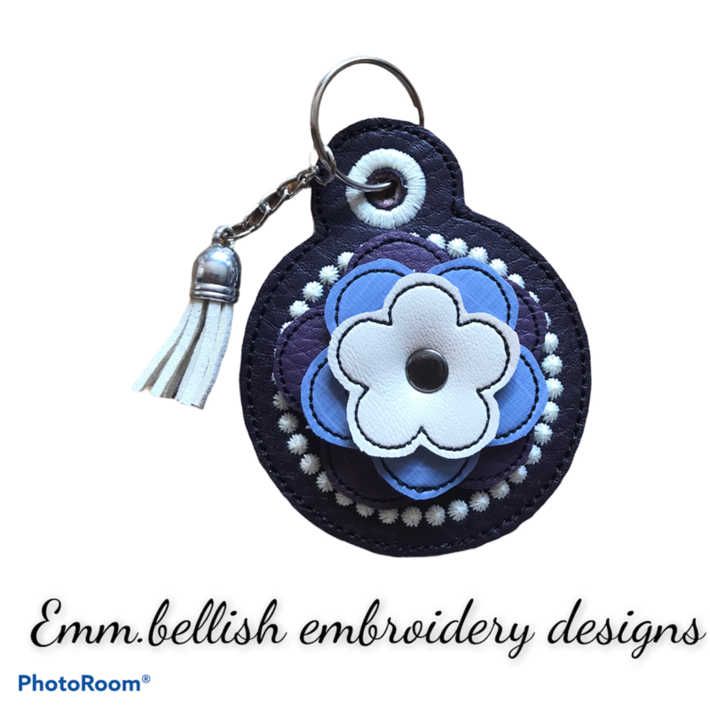3D Flower Keyring/Bag Charm