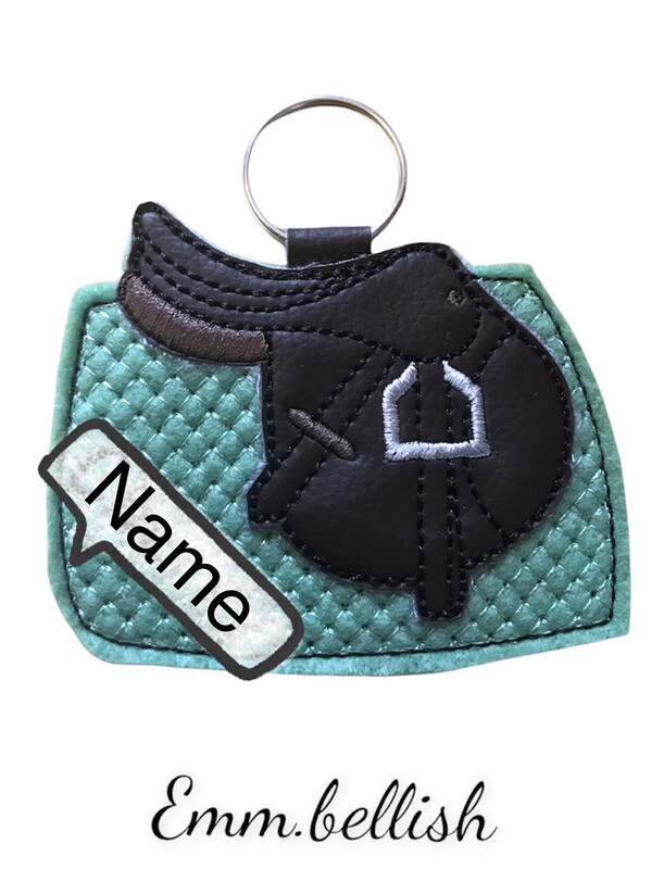 Mint Saddle Keyring