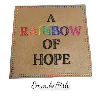 A Rainbow Of Hope Coaster