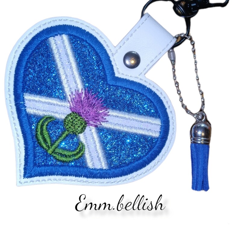 Scotland Heart Keyring