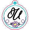 U Daisy Bag Charm/Zipper Pull