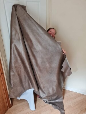 Bronze Real Leather Hide Roll