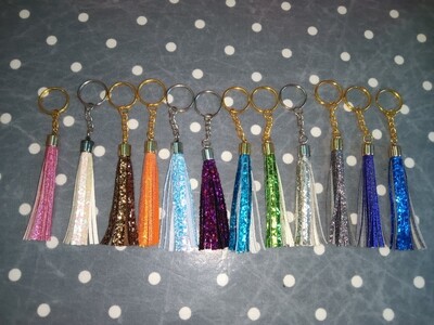 Set of 10 Luxury Glitter Tassels