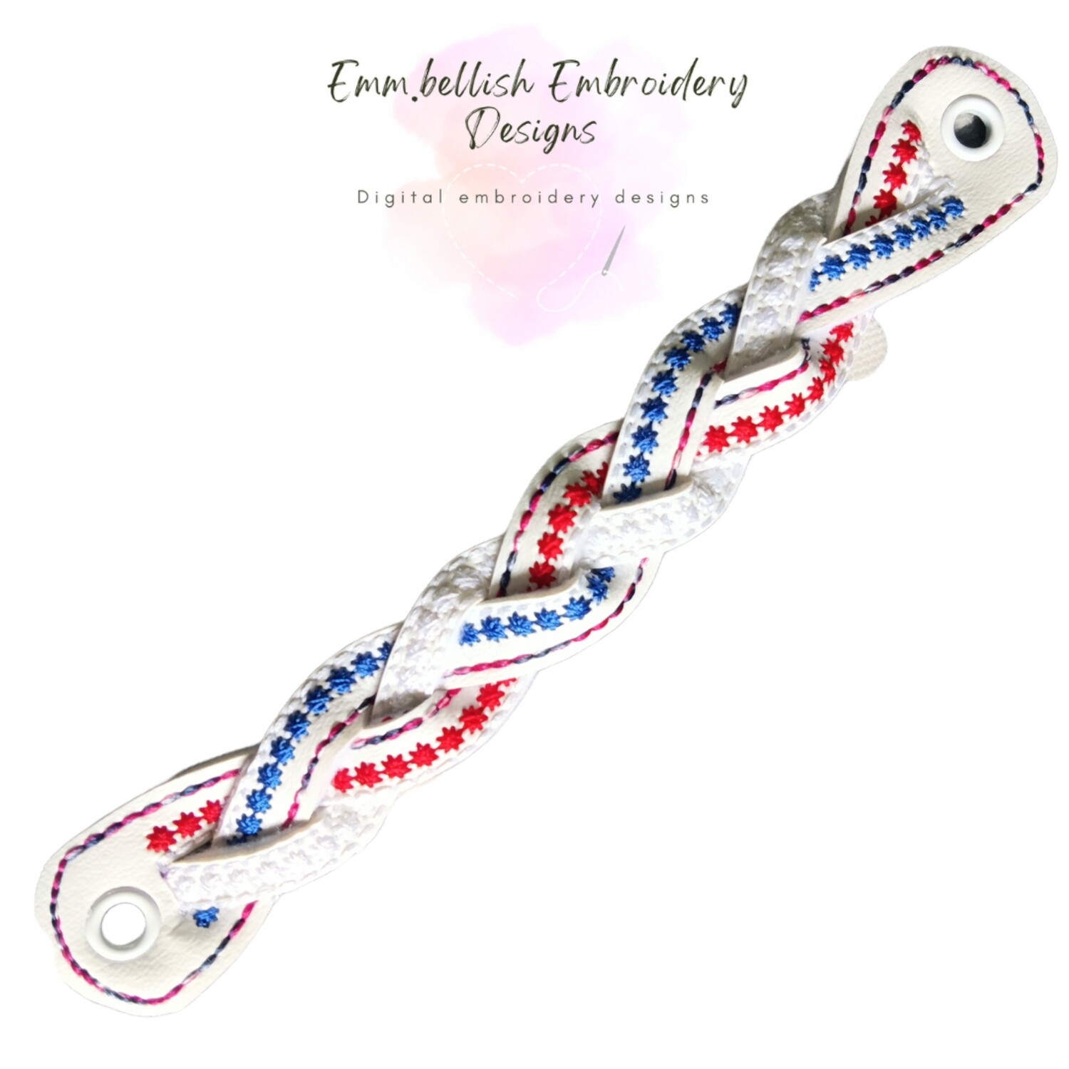 Plaited Stars Wristlet/Bag Strap