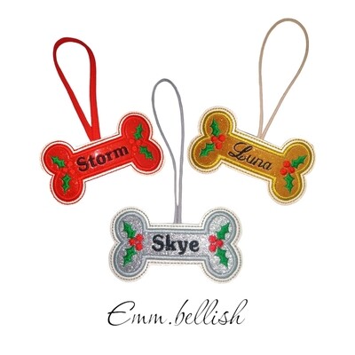 Personalised Christmas bone
