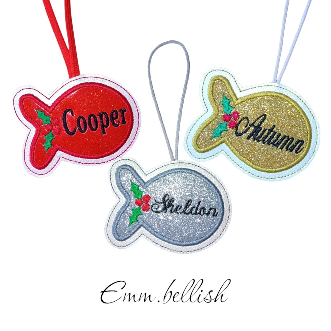Personalised Christmas Fish