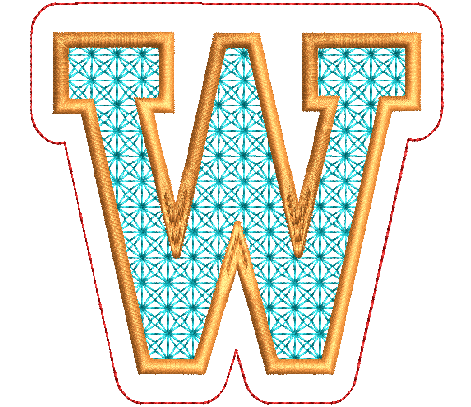 Alphabet Letter W Decoration