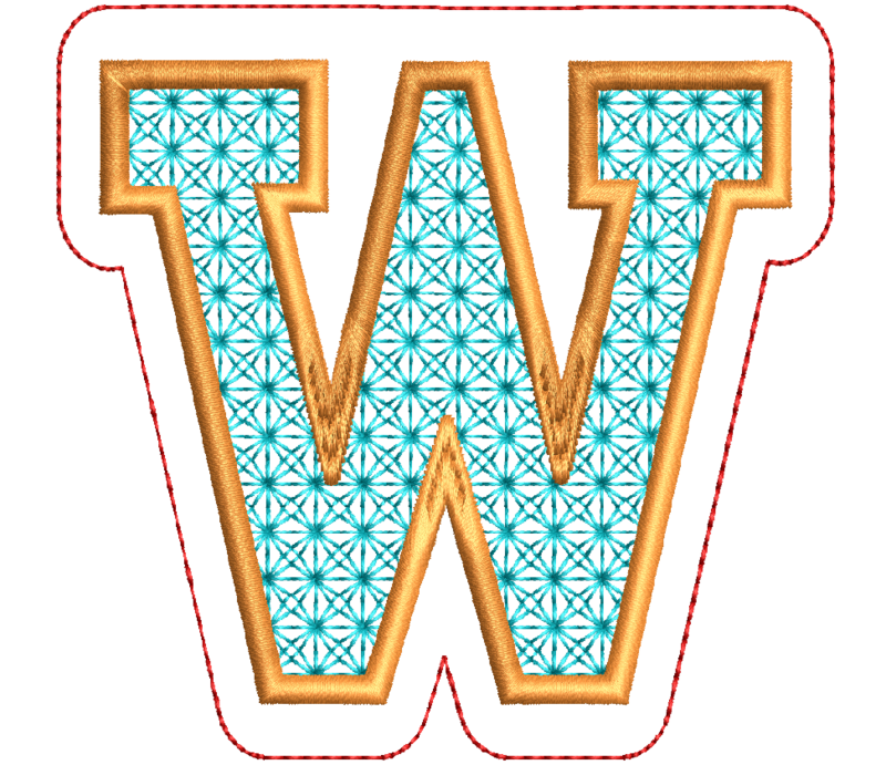 Alphabet Letter W Decoration