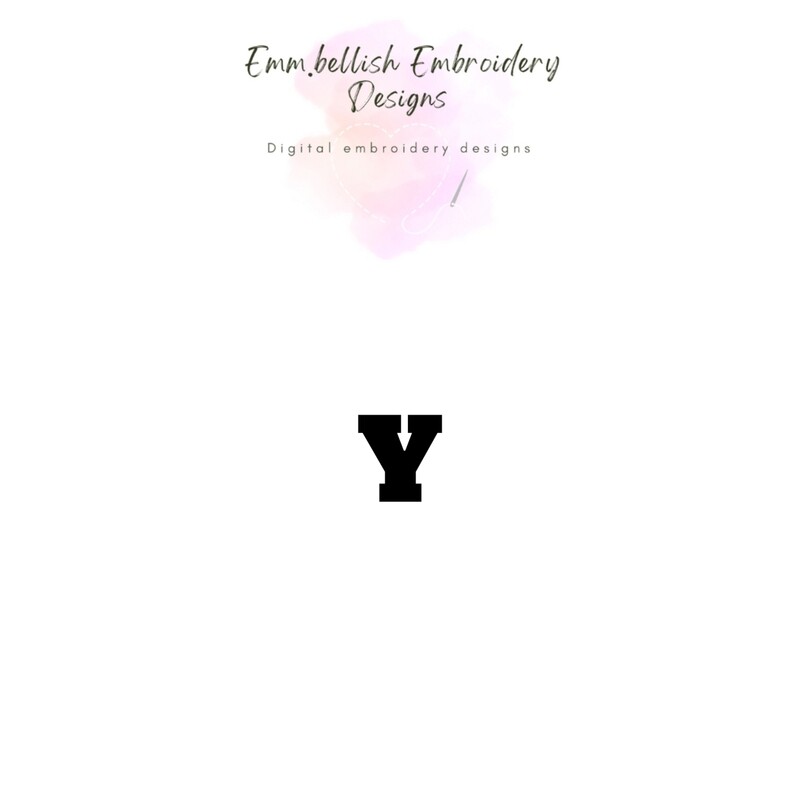 Alphabet Letter Y Decoration