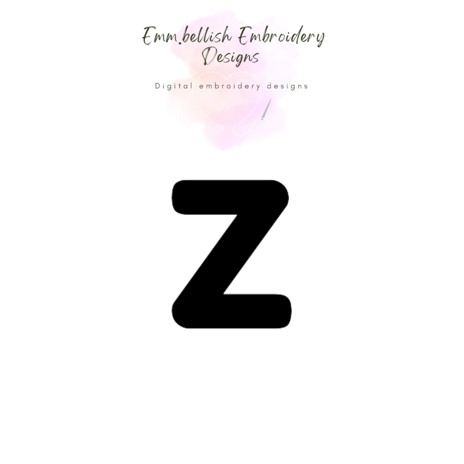 Alphabet Letter Z Decoration