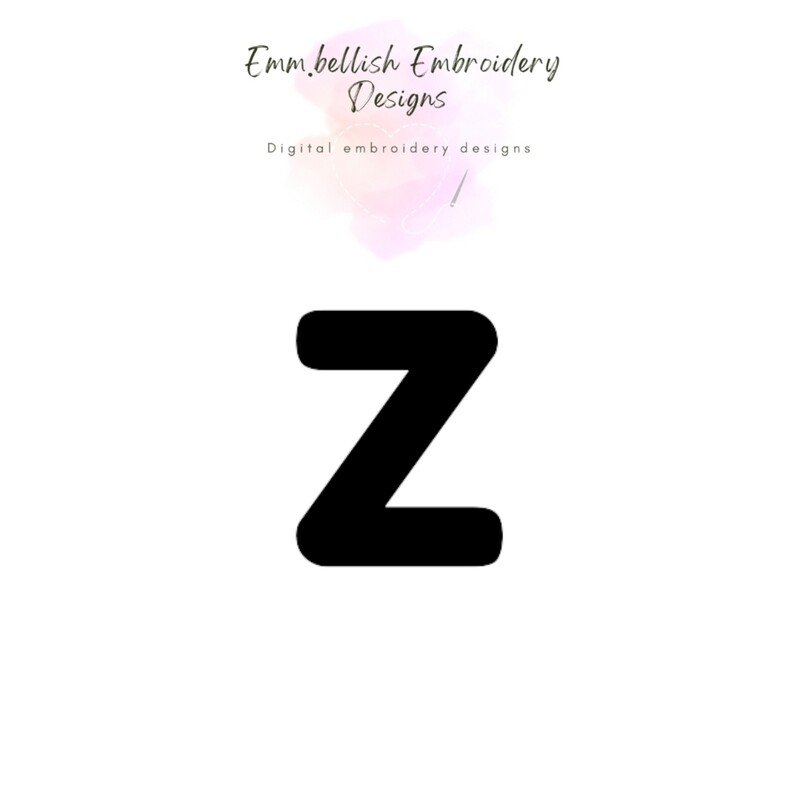 Alphabet Letter Z Decoration