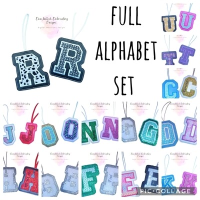 Full Alphabet Letters A to Z  Decoration