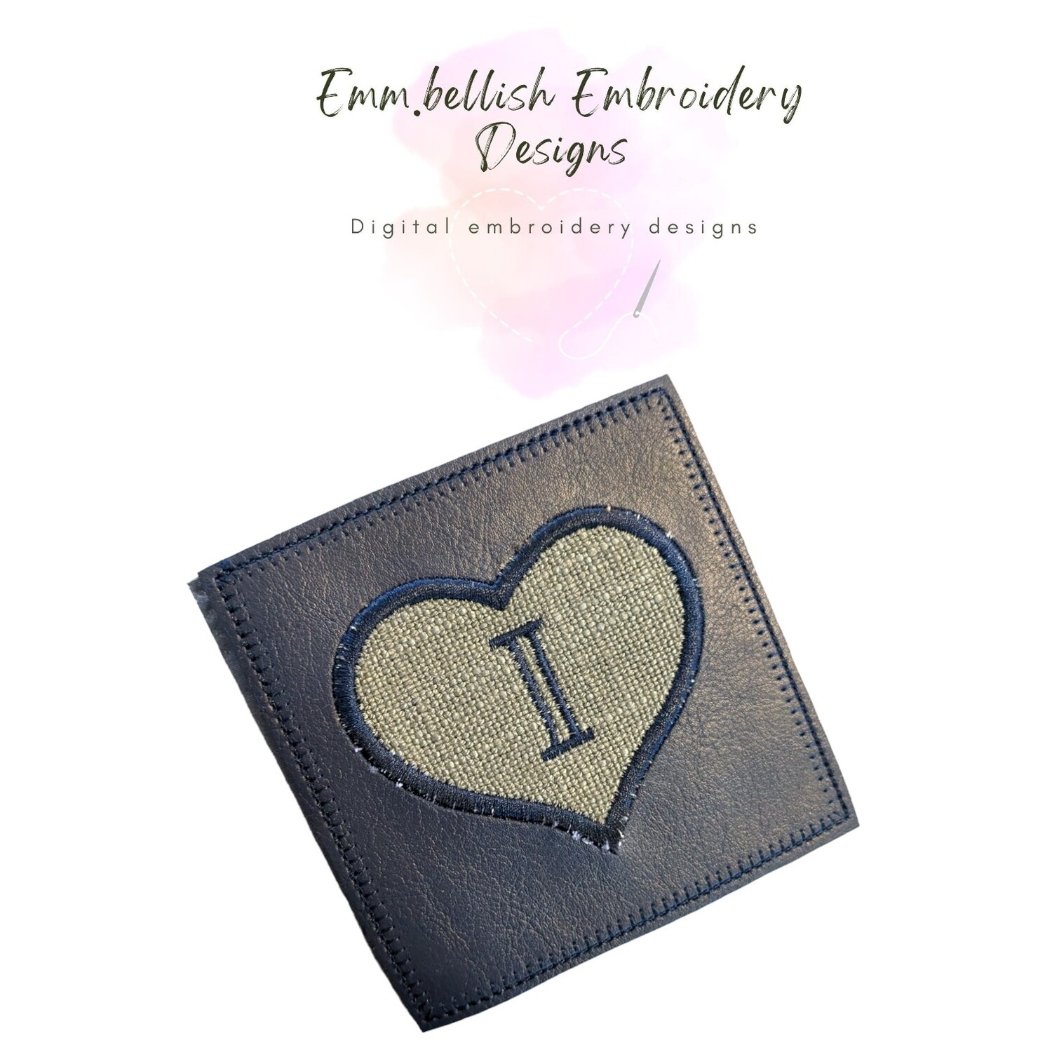 Alphabet Letter I Heart Coaster