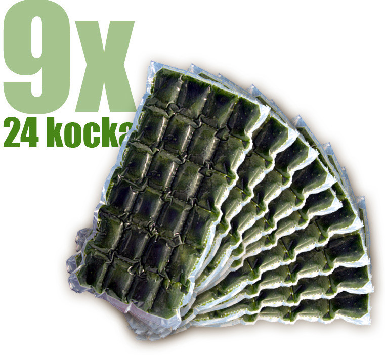 Gyorsfagyasztott bio búzafűlé 9x24 kocka
