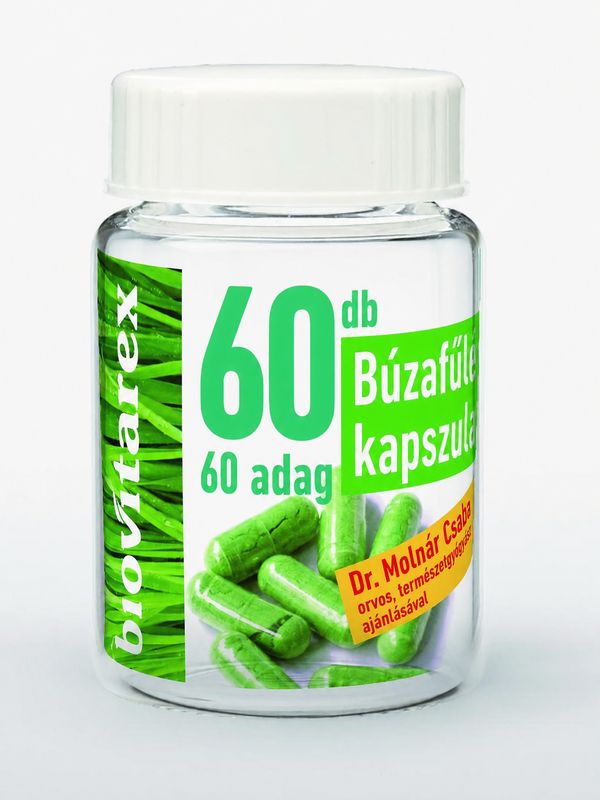 Biovitarex liofilizált búzafűlé kapszula 60 x 500mg Biovitarex liofilizált búzafűlé kapszula 60 x 500mg