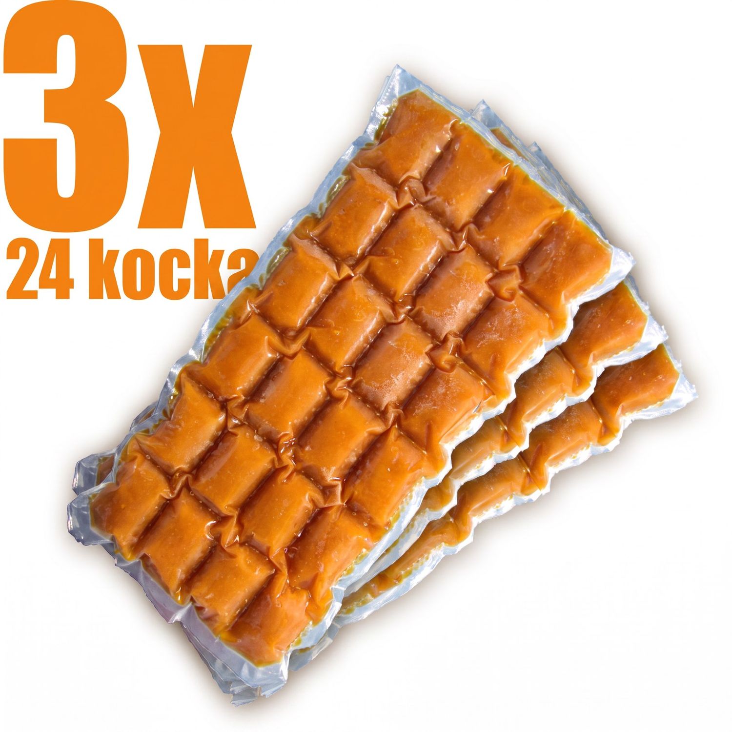 Gyorsfagyasztott homoktövislé – 3x24 kocka