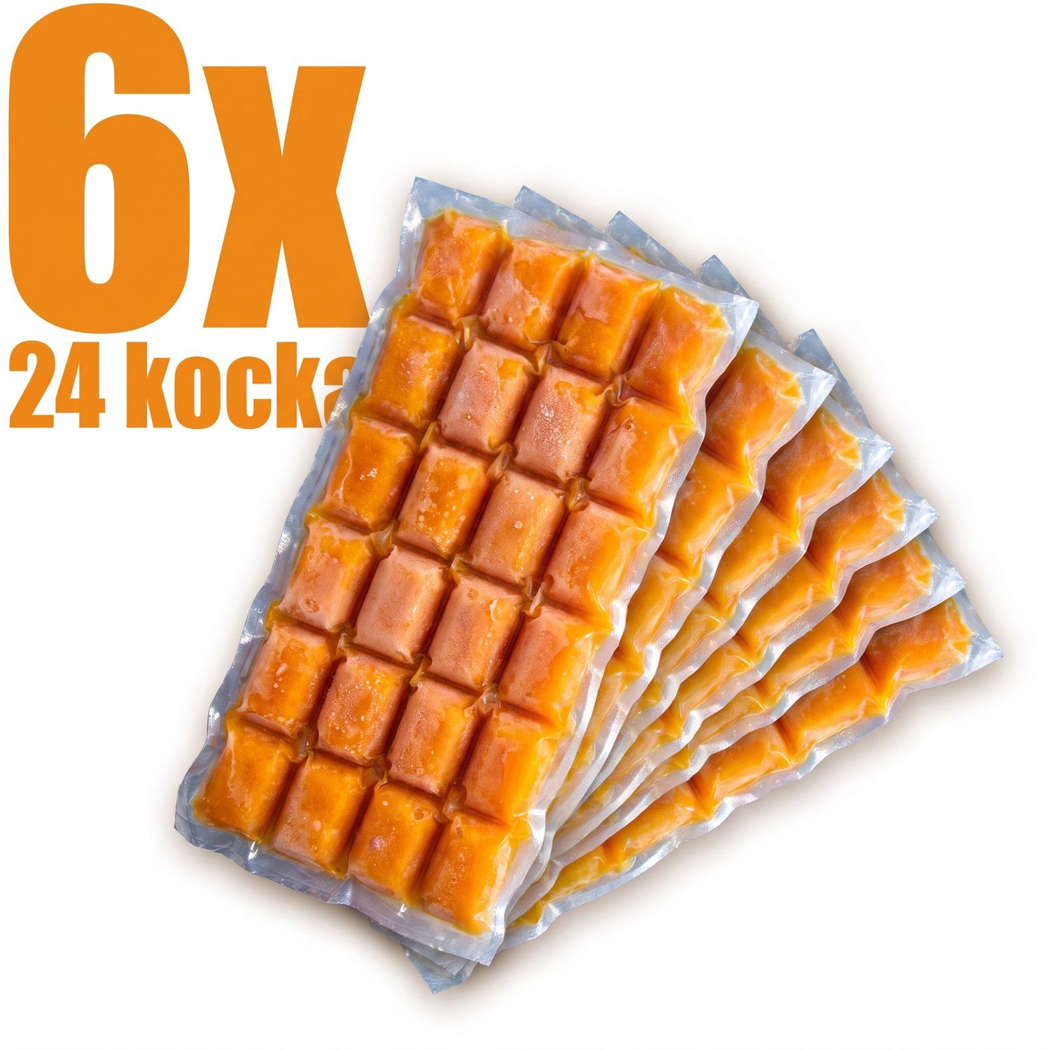 Gyorsfagyasztott homoktövislé – 6x24 kocka