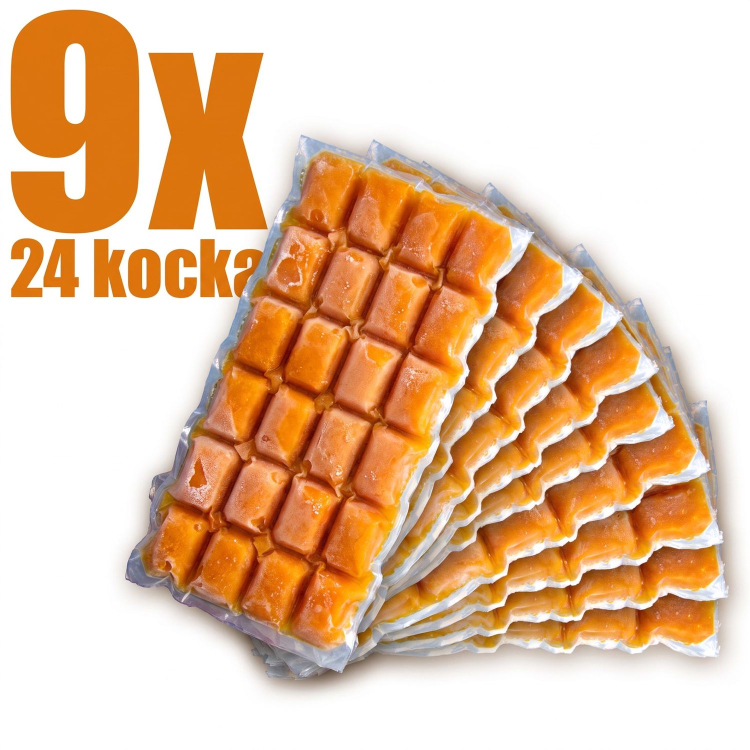 Gyorsfagyasztott homoktövislé – 9x24 kocka