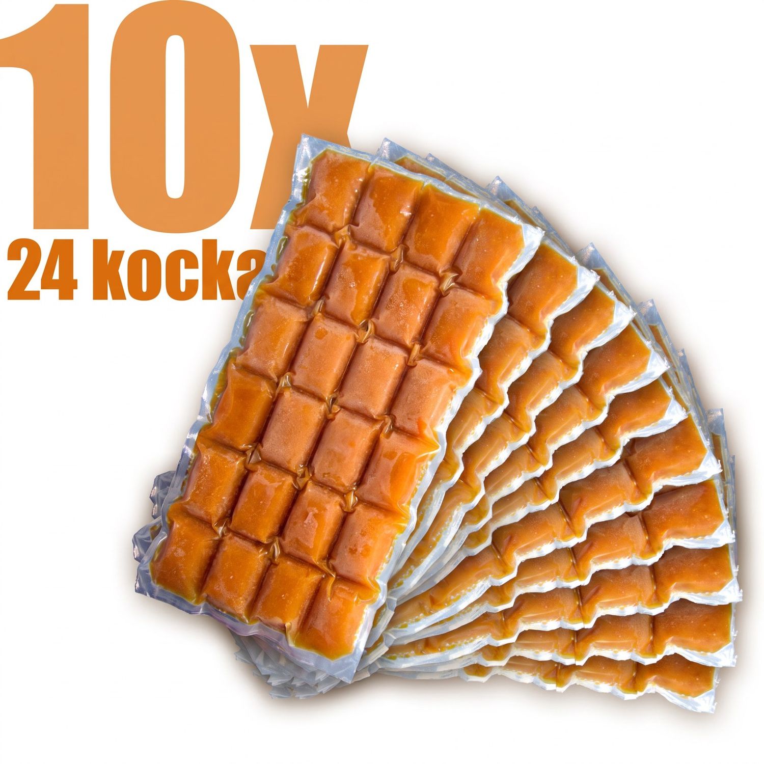 Gyorsfagyasztott homoktövislé – 10x24 kocka