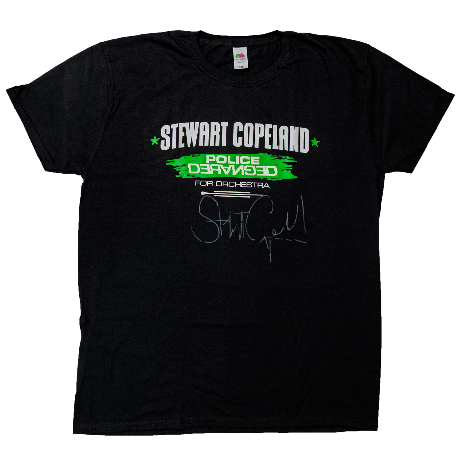 POLICE DERANGED FOR ORCHESTRA Collectible autographed T-shirt POLICE DERANGED FOR ORCHESTRA Collectible autographed T-shirt