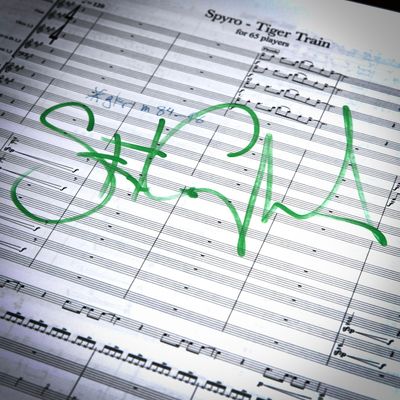 ORIGINAL HAND-SIGNED CONCERT SCORES Size 297x420 mm