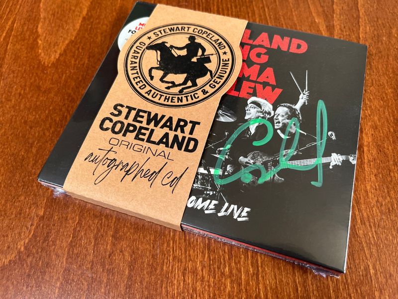 GIZMODROME LIVE - Collectible autographed 2-CD