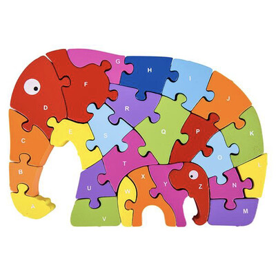 Wooden Alphabet Puzzle by Adventure Planet