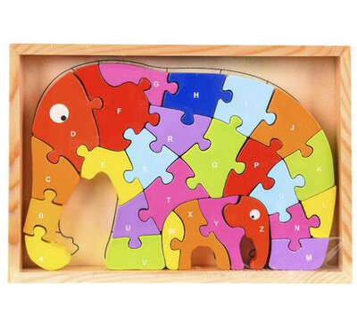 Wooden Alphabet Puzzle by Adventure Planet