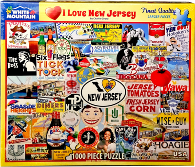 I Love New Jersey Puzzle