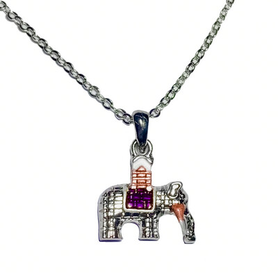Lucy the Elephant Pendant Necklace
