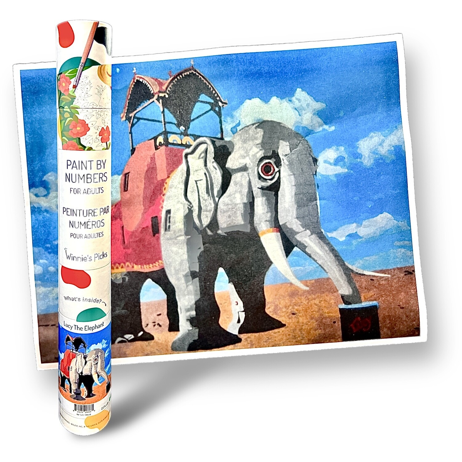 Lucy the Elephant PBN Art Kit