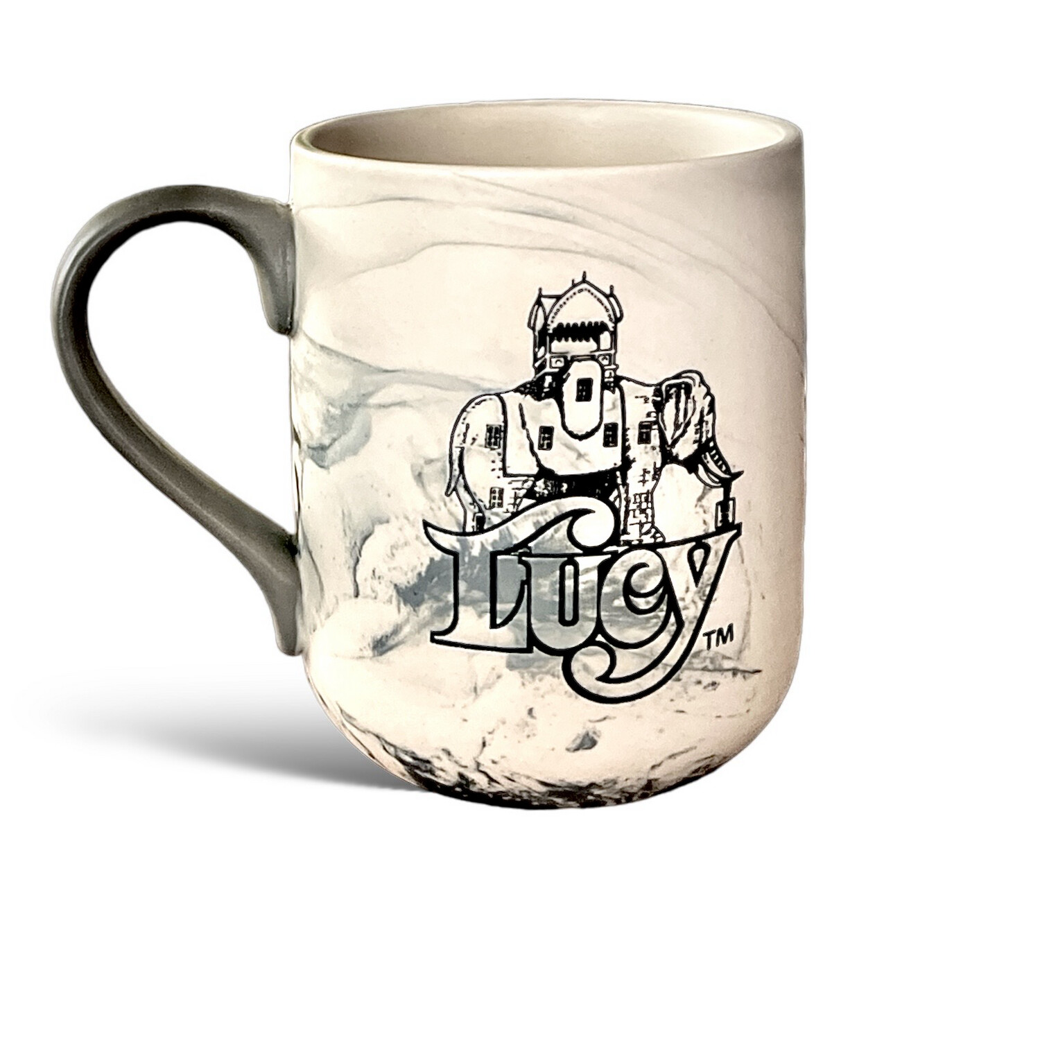Lucy the Elephant Marble Facts Mug