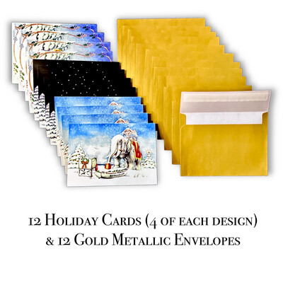 Lucy the Elephant Holiday Cards