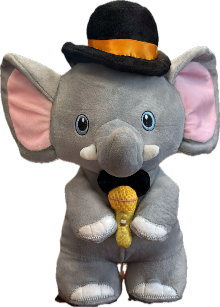 Frankie the Crooner Elephant Plush